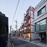 Orange Cube House