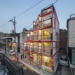 Orange Cube House